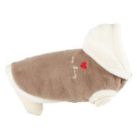 Obleček s kapucí pro psy Teddy béžový 35cm Zolux