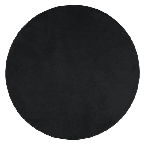 Shumee OVIEDO krátký vlas černý průměr 120 cm
