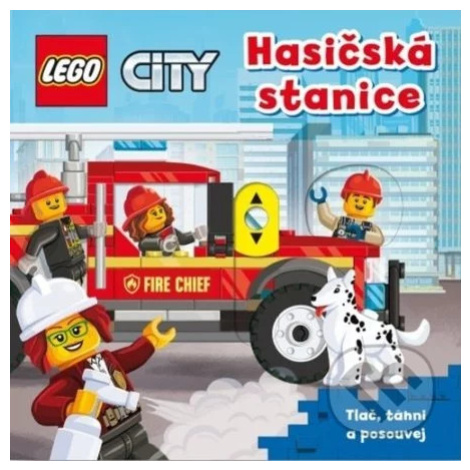 Lego City - Hasičská stanice (Tlač, táhni a posouvej) - kniha z kategorie Pro děti Svojtka&Co.