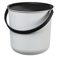 Plast Team Úložný kbelík 53 l, 48 × 44,6 × 44,5 cm Akita šedý