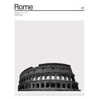 Ilustrace City Rome 1, Finlay & Noa, 30 × 40 cm