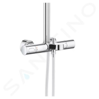 Grohe 26657000 - Sprchový set 310 s vanovým termostatem na zeď, 9,5 l/min, 3 proudy, chrom