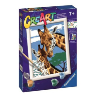 Ravensburger 236152 CreArt Roztomilé žirafy