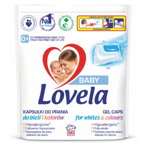 Lovela Baby Gelové kapsle na praní 60 ks LOVELA Terezín