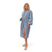 Interkontakt Dámský župan kimono Fog Blue XXL