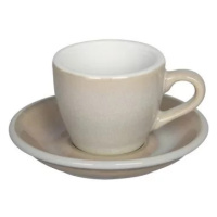 Loveramics Egg - Espresso 80 ml Cup and Saucer - Ivory