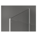 MEXEN/S Kioto Sprchová zástěna WALK-IN 120 x 80 x 30 cm, transparent, bílá 800-120-080-221-20-00