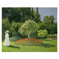 Obrazová reprodukce Jeanne Marie Lecadre in the Garden, 1866, Claude Monet, 40x30 cm