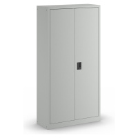 LISTA Skříň s otočnými dveřmi, plné plechové dveře, v x š 1950 x 1000 mm, hloubka 400 mm, světlá