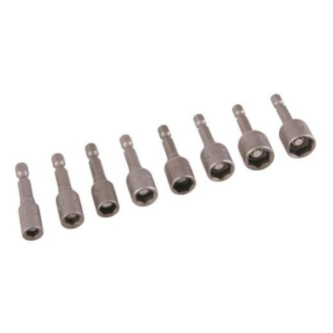 Adaptér sada 1/4", 6 - 13 mm, 8 ks Euronářadí