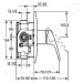 Hansa 01859183 - Sprchová baterie pod omítku, chrom