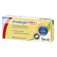 Analergin neo, 5 mg, 10 potahovaných tablet