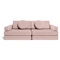 Rozkládací dětská pěnová pohovka a bunker SHAPPY PLAY SOFA ORIGINAL více barev Barva: Soft Pink