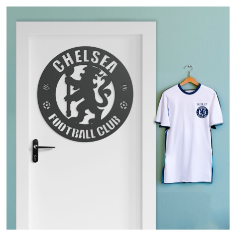 Dřevěné logo na zeď - Chelsea FC DUBLEZ