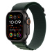 Apple Watch Ultra 2 GPS + Cellular, 49mm černě titanové pouzdro s tmavě zeleným alpským tahem - 