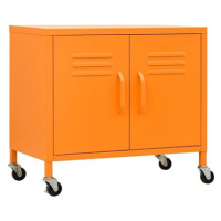 Úložná skříň oranžová 336264