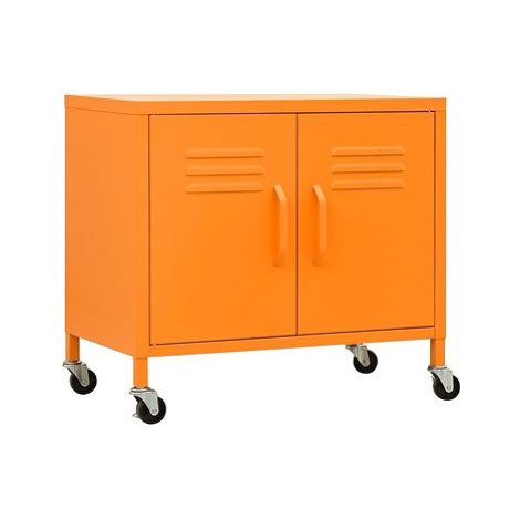 Úložná skříň oranžová 336264 SHUMEE