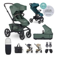 EASYWALKER Kočík kombinovaný Jimmey Pine Green XXL RWS + Jackey XL Teal Green