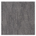 Spoltex koberce Liberec Metrážový koberec Leon 36744 Tm. Šedý - Kruh s obšitím cm