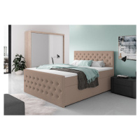 Expedo Čalouněná postel boxspring FENDI, 160x200, casablanca 4