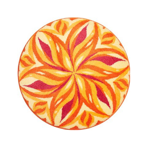 GRUND TANČÍCÍ OBLOHA Mandala kruhová o 100 cm, oranžová