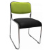 Tempo Kondela Konferenční židle BULUT - zelená/černá + kupón KONDELA10 na okamžitou slevu 3% (ku