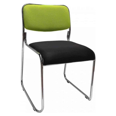 Tempo Kondela Konferenční židle BULUT - zelená/černá + kupón KONDELA10 na okamžitou slevu 3% (ku