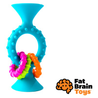 Fat Brain chrastítko pipSquiz Loops modré 13 cm