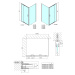 Polysan EASY LINE obdélník/čtverec sprchový kout pivot dveře 800-900x800mm L/P varianta, sklo Br