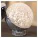 Schuller Valencia Stolní lampa LED Sphere, chrome, Ø 12 cm