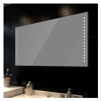Koupelnové zrcadlo s LED diodami, nástěnné, 100 x 60 cm (D x V)