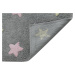Lorena Canals koberce Přírodní koberec, ručně tkaný Tricolor Stars Grey-Pink Rozměry koberců: 12
