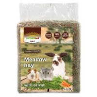 Seno NATURE LAND Meadow Hay s mrkví 0,65 kg