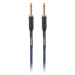 Cascha Professional Line Guitar Cable, Straight, Tweed Blue, 9 m