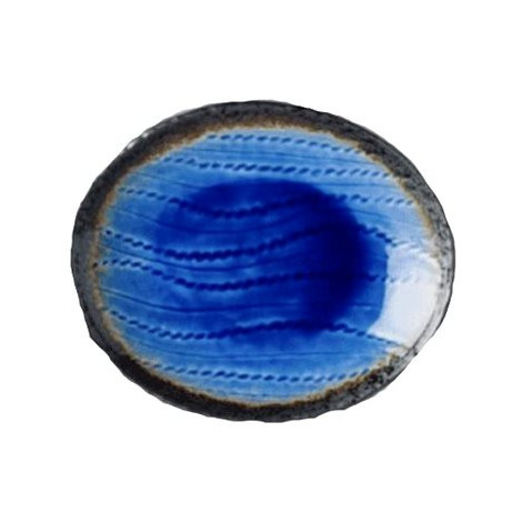 Made In Japan Mělký oválný talíř Cobalt Blue 24 x 20 cm