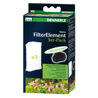 Dennerle náhradní filtrační prvky pro rohový filtr, balení 3 ks