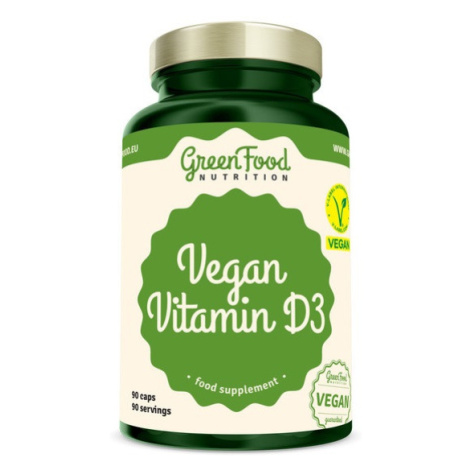 GreenFood Nutrition Vegan Vitamin D3 90 kapslí