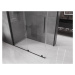 MEXEN/S Velar sprchový kout 150 x 75, transparent, černá 871-150-075-01-70