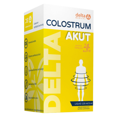 Delta Colostrum Akut, příchuť vanilka 125 ml