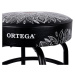 Ortega Bar Stool 24" White Kaleidoscope