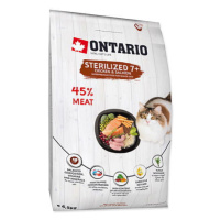 ONTARIO Cat Sterilised 7+ 6,5 kg