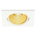 SLV BIG WHITE NEW TRIA hranaté LED vnitřní svítidlo k zabudování do stropu, bílá, 1800-3000K 7,2