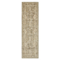 Nouristan - Hanse Home koberce Běhoun Cairo 105592 Luxor Black Cream – na ven i na doma - 80x200