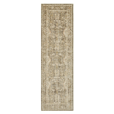 Nouristan - Hanse Home koberce Běhoun Cairo 105592 Luxor Black Cream – na ven i na doma - 80x200