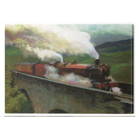 Obraz na plátně Harry Potter - Hogwarts Express Landscape, 2 - 60×80 cm