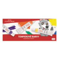 CONCORDE Temperové barvy 12 ml - 12 barev