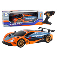 mamido  Auto na dálkové RC ovládání Speed King 1:10 oranžové RC