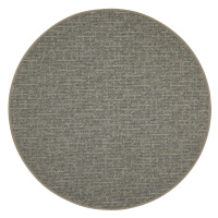 Vopi koberce Kusový koberec Alassio šedobéžový kruh - 250x250 (průměr) kruh cm