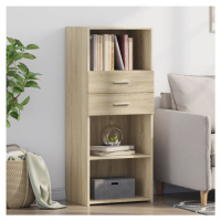 vidaXL Skříň highboard dub sonoma 50 x 42,5 x 124 cm kompozitní dřevo