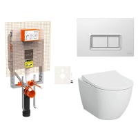 Cenově zvýhodněný závěsný WC set VitrA k zazdění + WC VitrA Nuo SIKOVIZNUO680